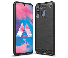 Púzdro CARBON CASE pre SAMSUNG GALAXY M30 (M305F) - čierne